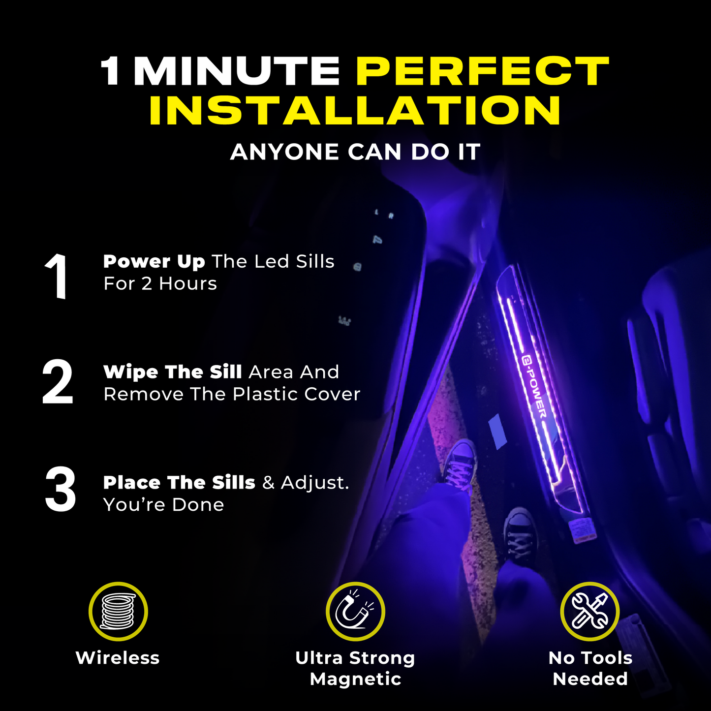 Thecarconnection™   LED Door Sill Pro