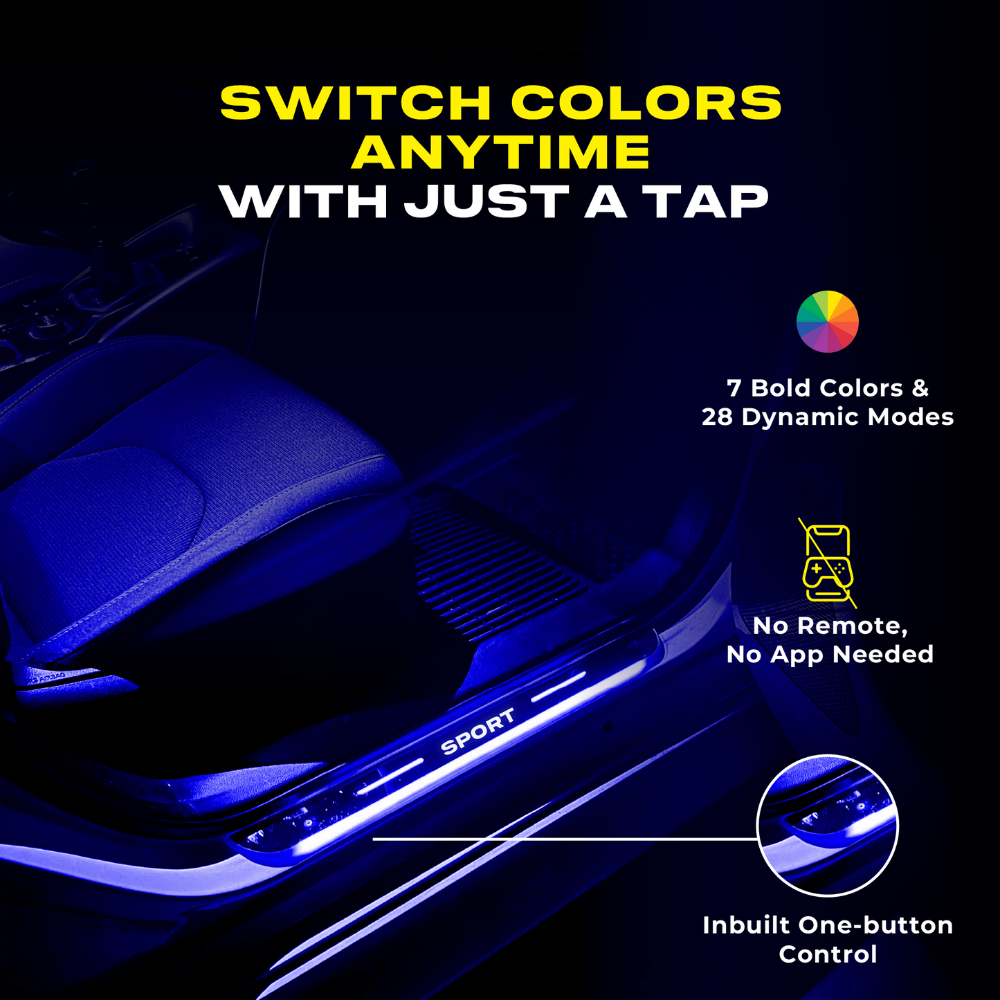 Thecarconnection™   LED Door Sill Pro